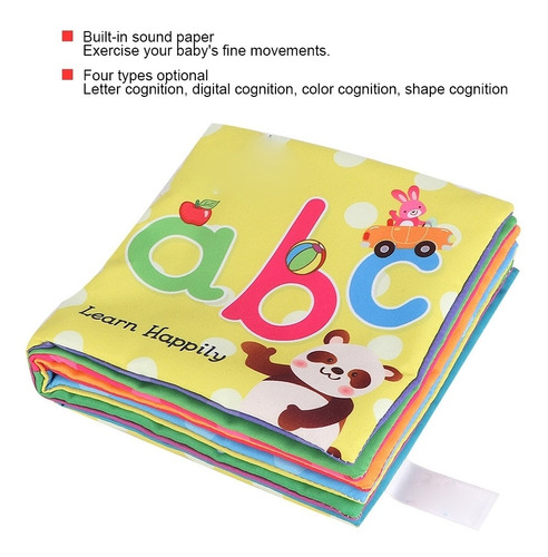 Bebê Educação Infantil Brinquedos Macio Livros De Pano Para