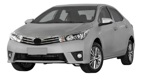 Imagen 3 de 8 de Parrilla Central Toyota Corolla 2014 2015 2016 2017 Cromada