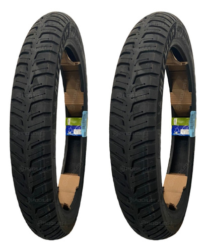Par Pneu Michelin Cg 125 150 160 Titan 100/90-18 + 80/100-18