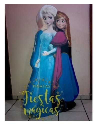 Piñata Frozen Elsa Y Anna Juntas Piñata