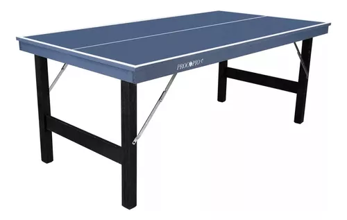 Mesa de ping pong Klopf 1010 fabricada em MDP cor preto