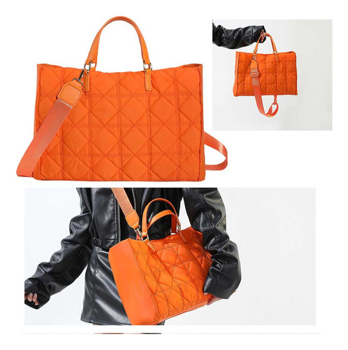 . Bolso De Mano Acolchado For Mujer, Bandolera Informal