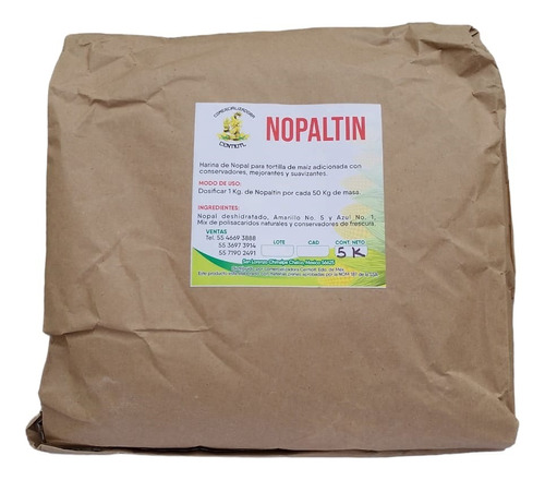 Nopaltin (5kg) // Mejorador Para Tortilleria
