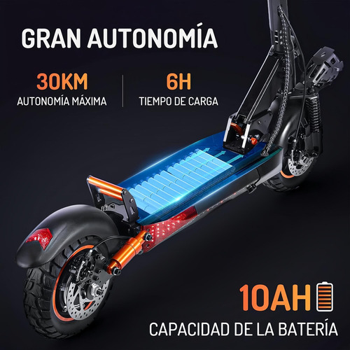 Scooter Eléctrico Plegable Para Adulto Velocidad Máxima 45km