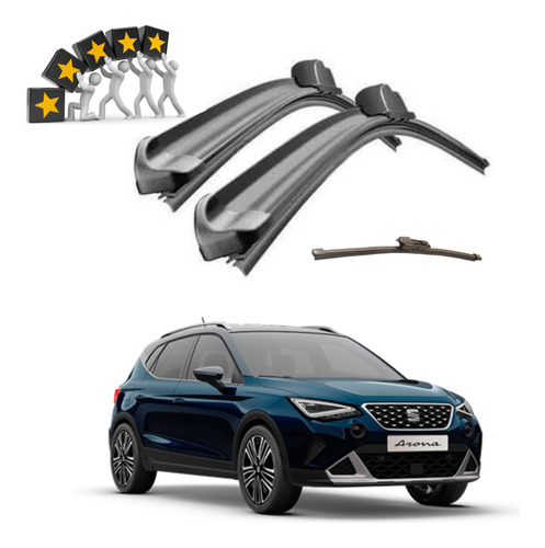 Plumas Limpiaparabrisas Seat Arona 2016 Al 2021 + Trasera