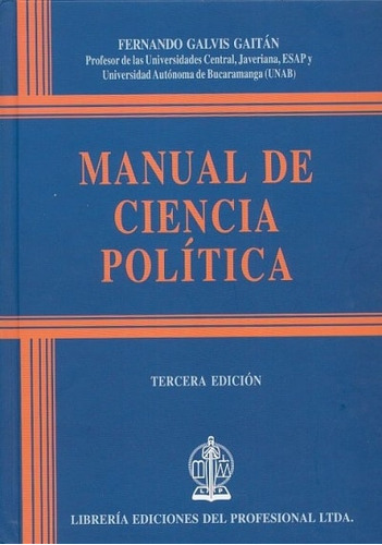 Libro Manual De Ciencia Política