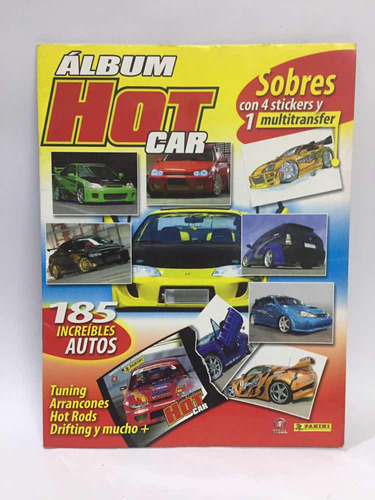 Álbum Panini  Hot Car