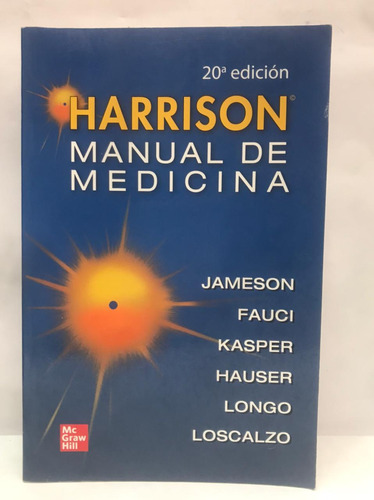Libro Harrison Manual De Medicina - Vigesima Ed.