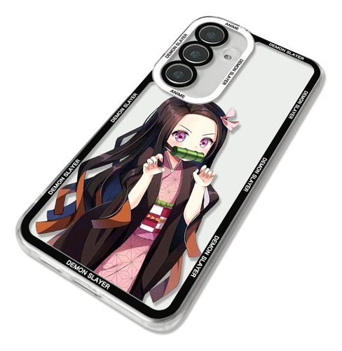 Funda De Teléfono Anime Demon Slayer Para Samsung Galaxy S25 Ultra S24 Plus S22 S23 Fe S21 A55 A54 5g A15