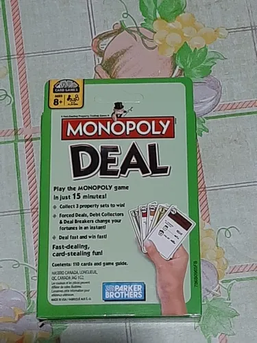 Juego De Cartas Monopoly Deals, Original Hasbro, +7 Años..