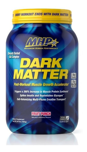 Dark Matter Mhp Post Entreno Creatina Carbs Eaa 20 Servicios Sabor Fruit punch