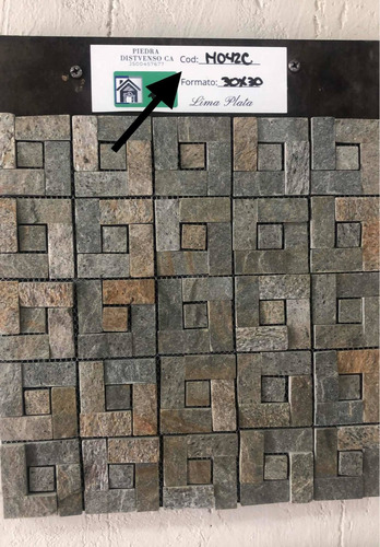 Mallas O Mosaicos De 30 Cm X 30 Cm Lima Plata
