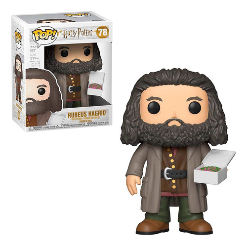 Funko Pop Harry Potter R Hagrid Con Pastel Original Grande