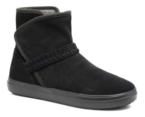 Bota Mujer Crocs Lodgepoint Suede Bootie W Black