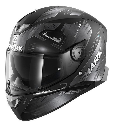 Capacete para moto  integral Shark  Skwal 2  black, anthracite e anthracite venger mat tamanho P 