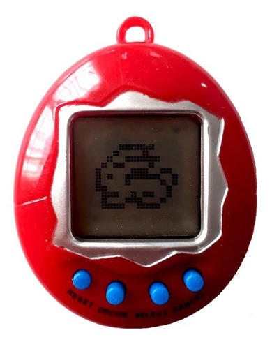 Mascota Virtual Tamagotchi Connection Retro Digital Pet Game Color Rojo Y Azul
