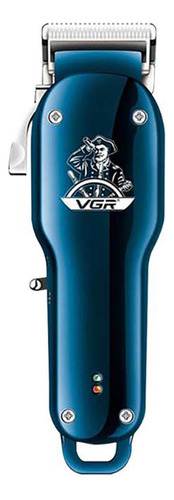 Maquina De Corte De Pelo Inalambrica Vgr V-679 Pirata Azul Color Azul Marino