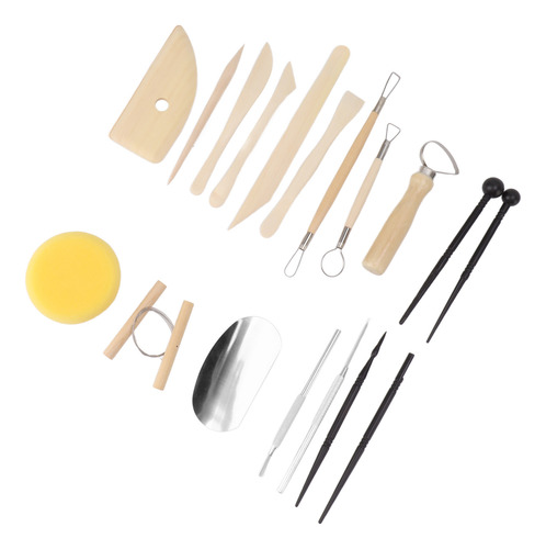 Kit De Ferramentas De Argila Para Esculpir Materiais De Made