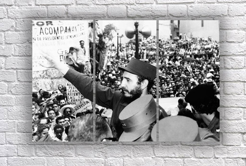 Cuadro 80x120cm Fidel Castro Revolucion Cubana M7