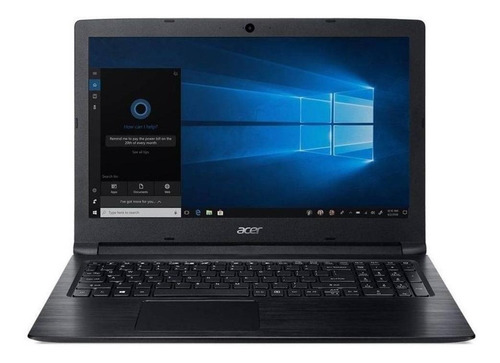 Notebook Acer Aspire 3 A315-41-R132  negra 15.6", AMD Ryzen 5 2500U  8GB de RAM 1TB HDD, AMD Radeon RX Vega 8 1366x768px Windows 10 Home