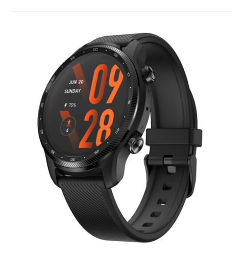 Imagen 3 de 4 de Smartwatch Mobvoi TicWatch Pro 3 Ultra GPS 1.4" caja de acero inoxidable y nailon reforzado con fibra de vidrio shadow black, malla shadow black de goma fluorada y bisel shadow black