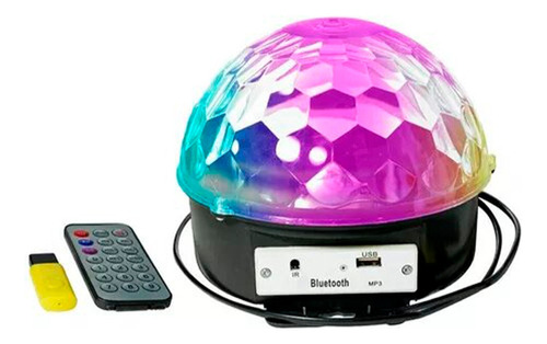 Bola Loca Luz Led Rgb Audioritmica C/control + Bluetooht Ya