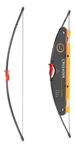 Arco Recurvo Ek Archery Crusader 130cm 15libras Negr Juvenil