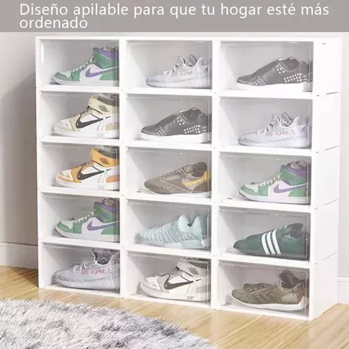 Caja de Zapatos Almacenamiento Multiuso apilable Zapatero