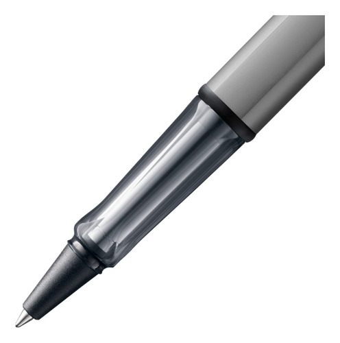 Caneta esferográfica Lamy Al-star Graphite Aluminium Black Ink Exterior cinza claro