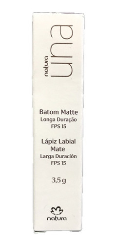 Batom Matte Longa Duração Fps 15 Una Rouge 2m - 3,5g