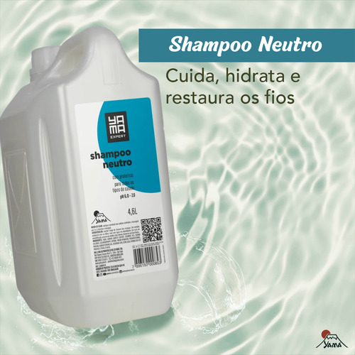 Shampoo Neutro Yamá 4.6l Original + Brinde!