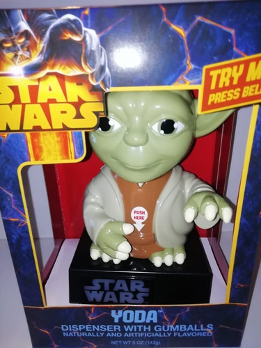 Star Wars Yoda Con Sonido Dispensador De Dulces