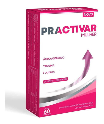 Practivar Mulher 60 Caps De Vitaminas + Energia E Disposição