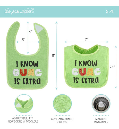 Juego De 8 Baberos Unisex Para Bebés Alimentar Dentición Y B