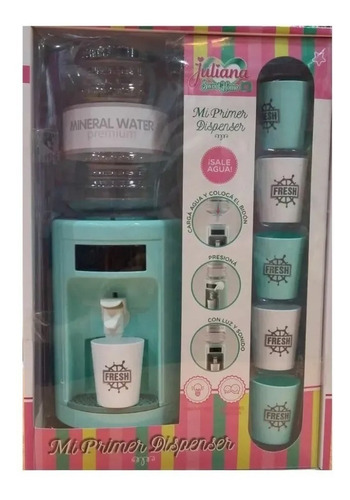 Juliana Mi Primer Dispenser De Agua Con Luz Y Sonido Edu