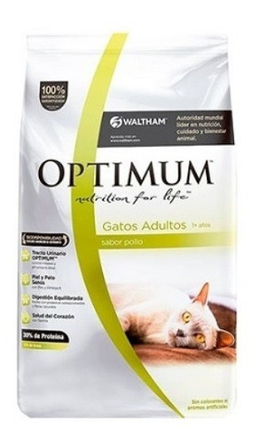 Alimento Optimum Gato Adulto X 1 Kg