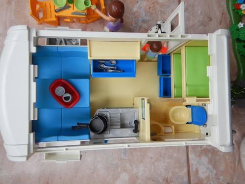 Imagen 6 de 10 de Playmobil 5434 Caravana Family Fun En Excelente Estado