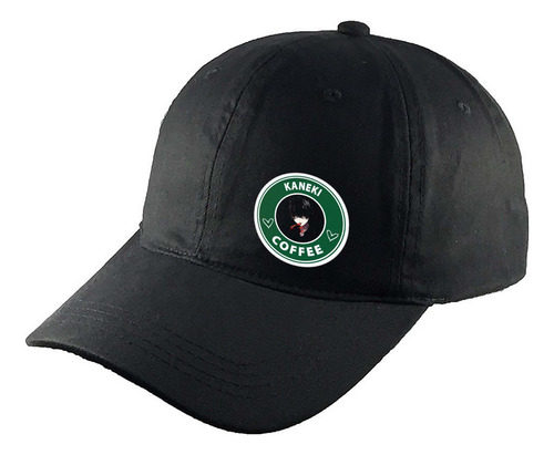 Gorra Clasica Algodón Negra Café Logo Rr498