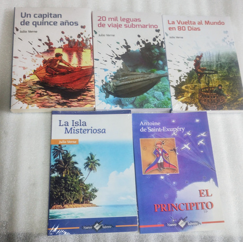 Julio Verne 4 Libros + Principito De Regalo