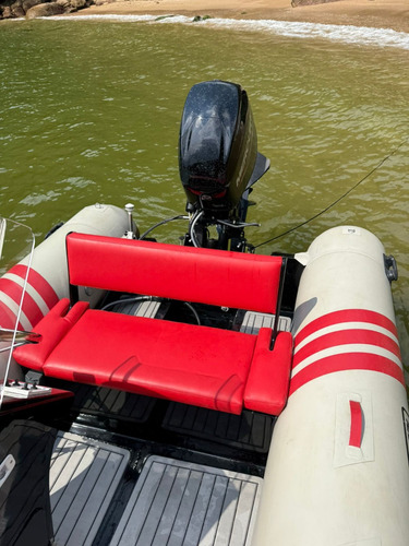 Bote Inflável 4,5m Com Motor De Popa Mercury 60hp Zero