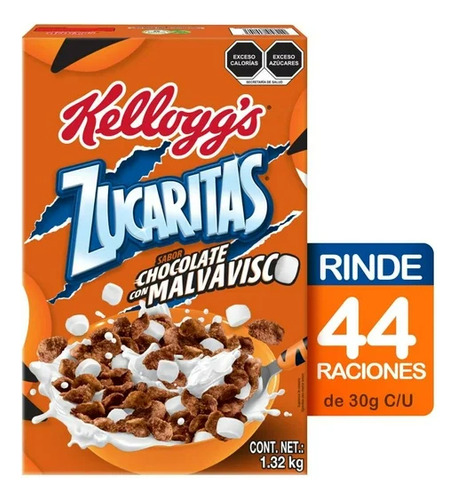 Cereal Kellogg's Zucaritas Sabor Chocolate Con Malvaviscos