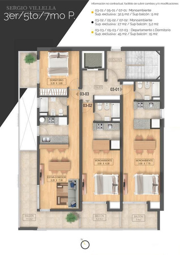 Imagen 7 de 7 de Departamento Monoambiente En Venta En Rosario