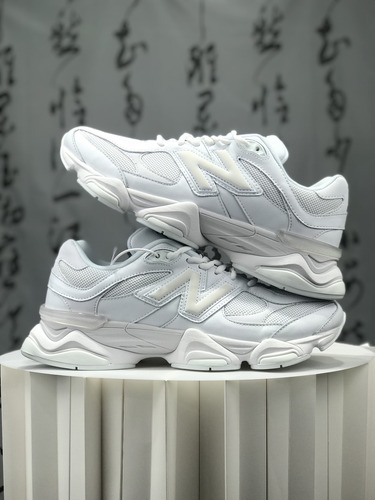Tenis Hombre/mujer New Balance 9060 Blanco Zapatillas