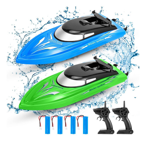 Barco Rc De Gaomon 2 Pack, Botes De Control Remoto Para Y G