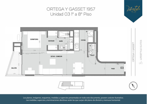 Venta Departamento De 1 Ambiente Divisible En Las Cañitas - En Construcción, Apto Blanqueo