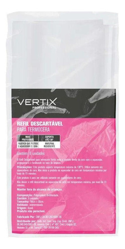 Refil Descartável Para Termocera Vertix C/6 Uni Cód.3180