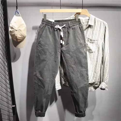 Leggings Tipo Harén Casuales De Algodón Con Corte Ajustado P