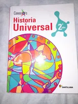 Comprar Historia Universal 2o Año. Conexos. Santillana.