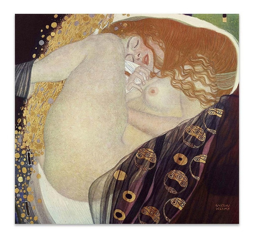 Cuadro Canvas Danae 70x65 Cm Gustav Klimt M Y C 