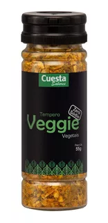 Tempero Veggie- Legumes, Queijos, Cogumelos -zero Sódio- 55g